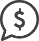 Money speech bubble